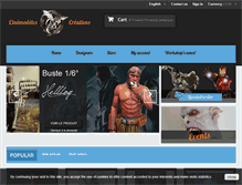 Tablet Screenshot of cinemodeles-creations.com